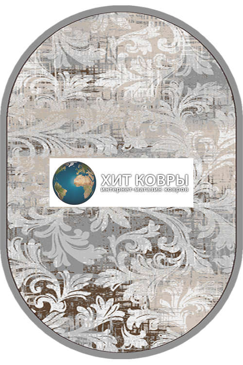 Российский ковер Каскад 25640-24348 овал